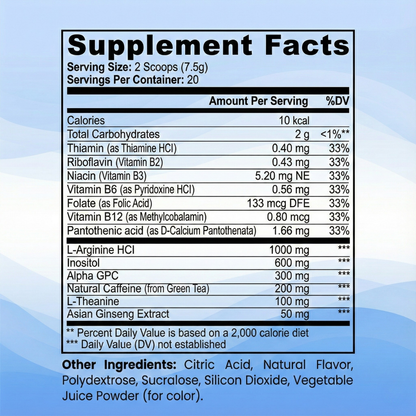 THNK.™ Focus Powder Sour Gummi Worm