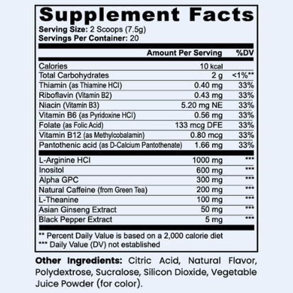 THNK.™ Focus Powder Sour Gummi Worm