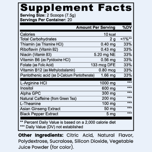 THNK.™ Focus Powder Sour Gummi Worm